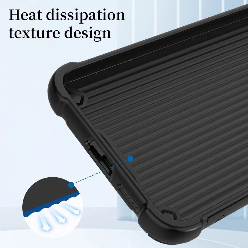 For iPhone 17 Pro Max 16 15 14 13 12 Shockproof Armor Magnetic Attraction Cover