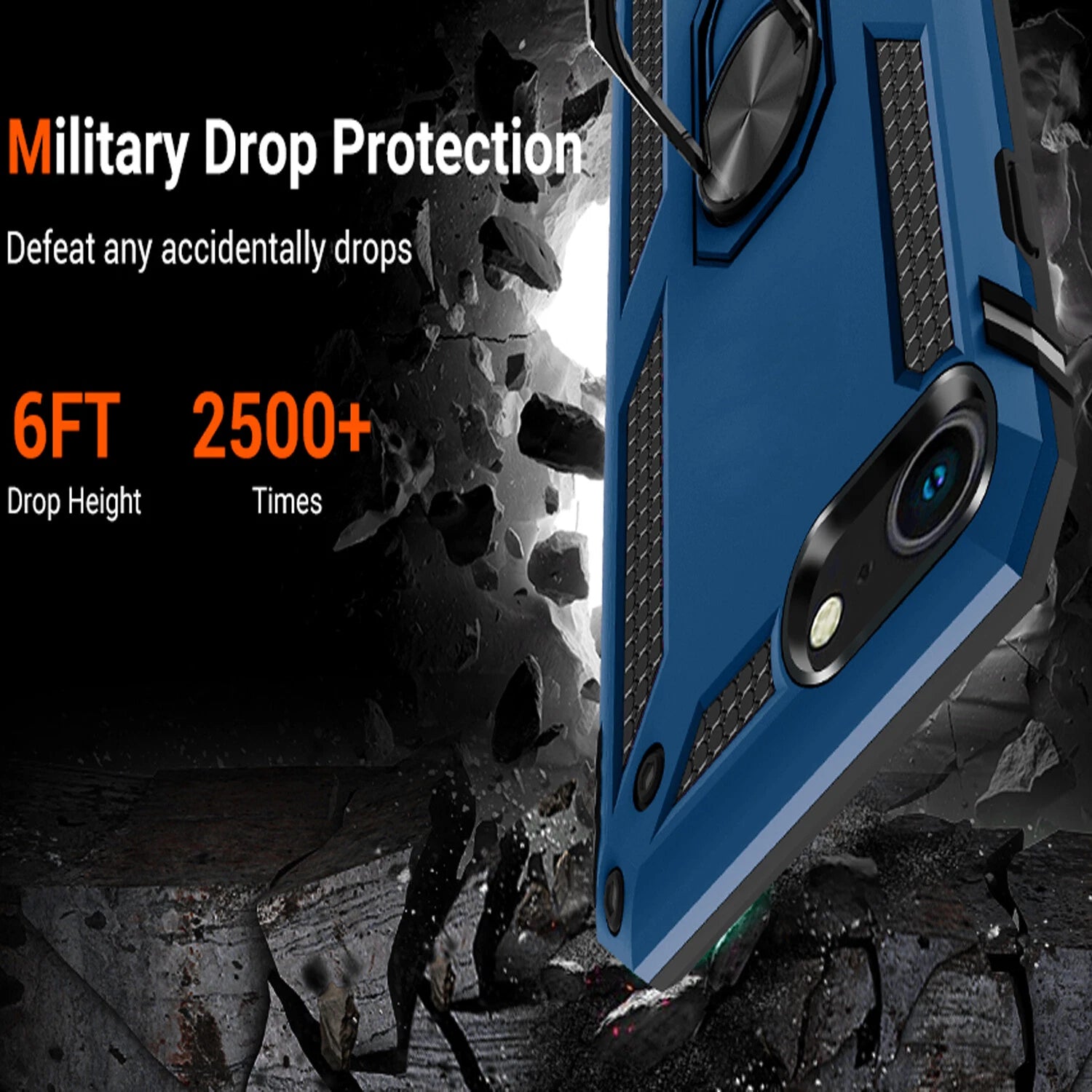 For iPhone SE Case /8/7/Plus/6S/SE 2020/Phone Cover Shockproof + Tempered Glass