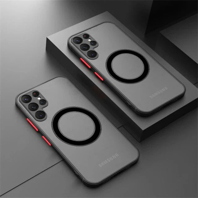 Magnetic Case Camera Cover For Samsung Galaxy S25 S24 S23 S22 S21 S20 Magsafe
