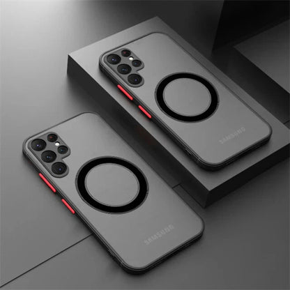 Magnetic Case Camera Cover For Samsung Galaxy S25 S24 S23 S22 S21 S20 Magsafe