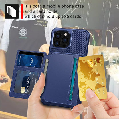 Leather Card Wallet Case Cover For iPhone 17 Pro Max Air 16 15 14 13 12 11 XR