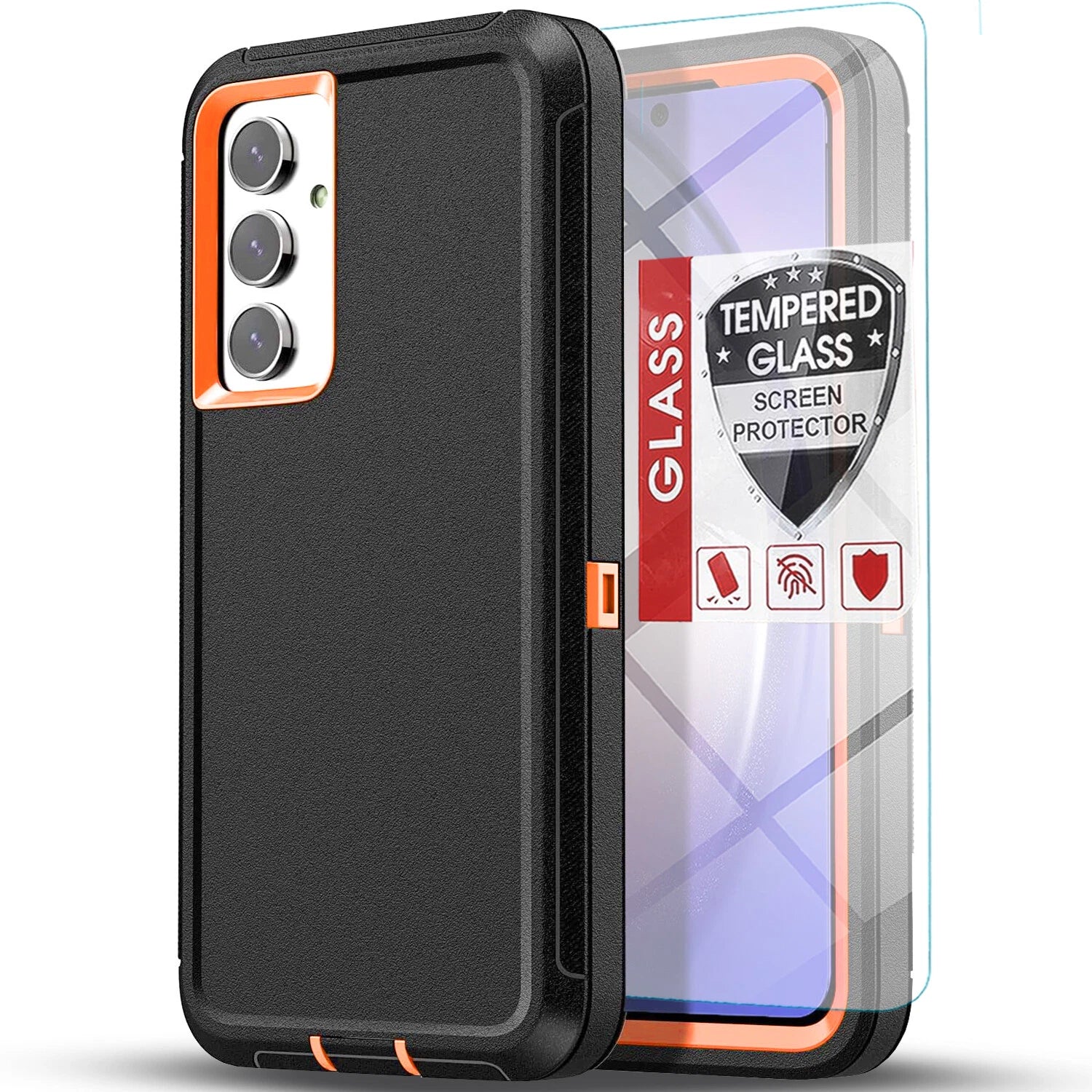 For Samsung Galaxy A17 5G Case A16 5G Phone Cover A15 A14 A03S A32 +Screen Glass