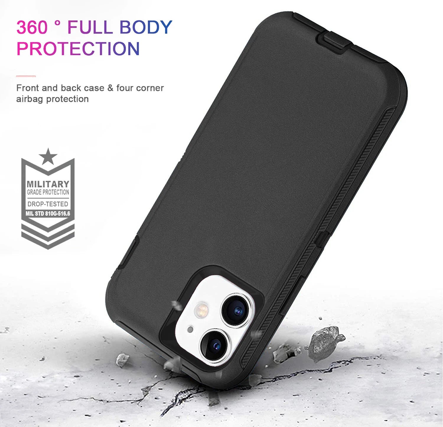 For iPhone 17 Air 16 15 Pro Max 14 13 12 11 Phone Case Heavy Duty Shockproof