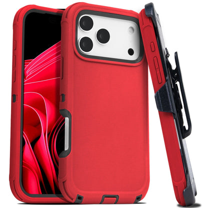 For iPhone 17 Air 16 15 14 Plus Pro Max Case Shockproof Rugged Heavy Duty Clip