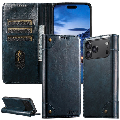 Retro PU Leather Flip Wallet Case Cover For iPhone 17 Pro Max 16 15 14 13 12 11