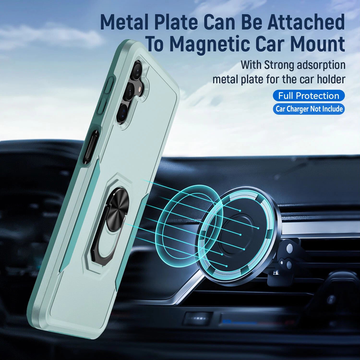 For Samsung Galaxy A16 A15 5G A14 A54 A03S A13 A32 A33 Case Phone Cover + Glass