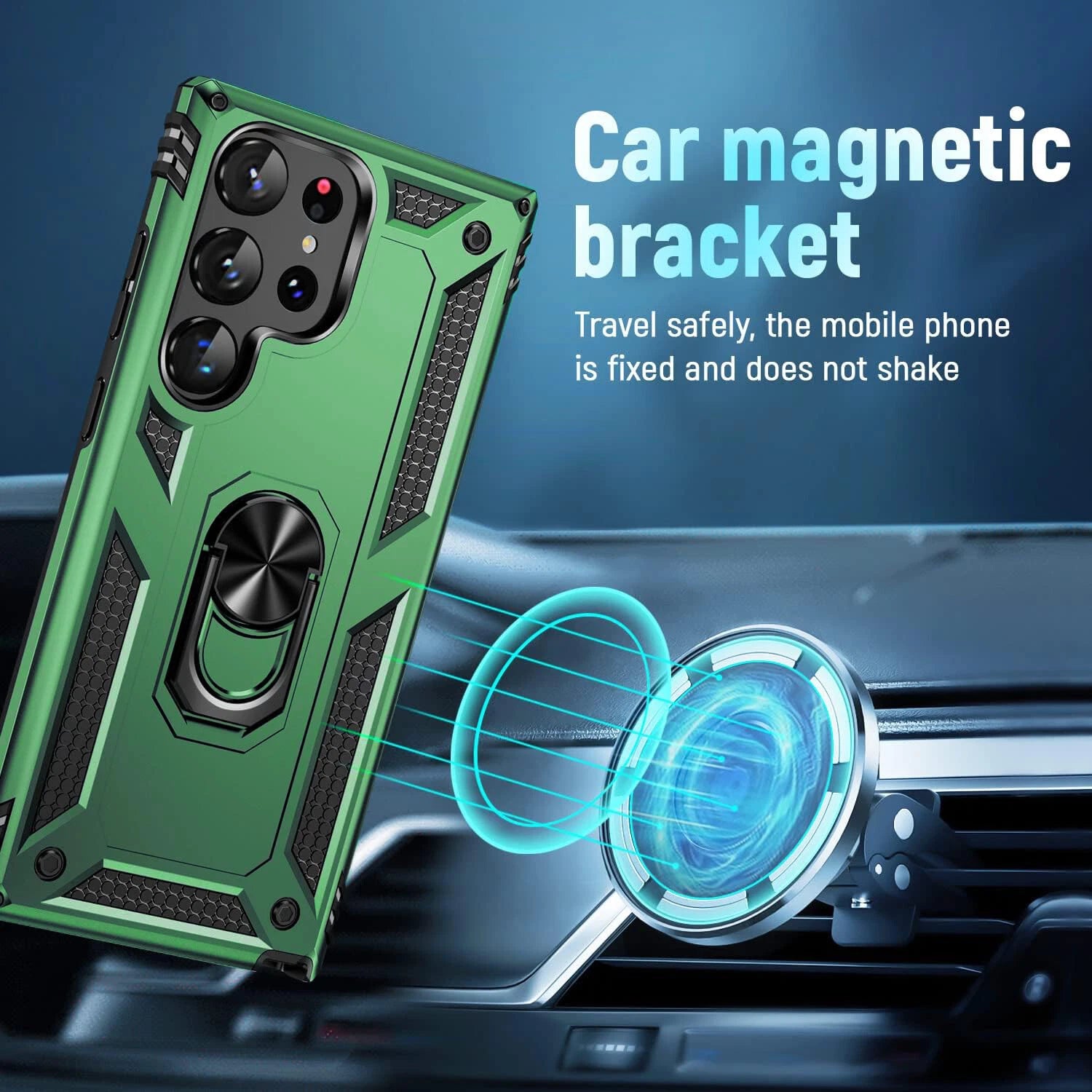 For Samsung Galaxy S25 Ultra S24 S23 S22 S21 FE Case Phone Cover + Screen Glass