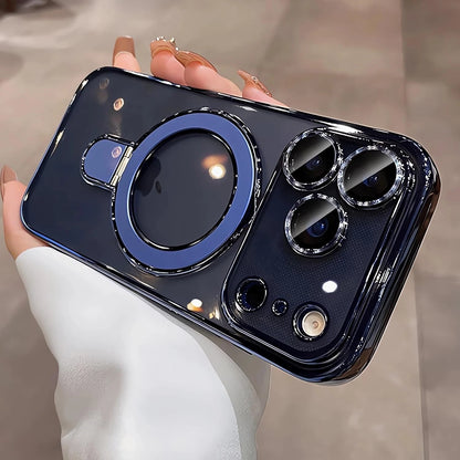 Shockproof Mag Safe Case For iPhone 17 Pro Max Air Kickstand Camera Lens Cover