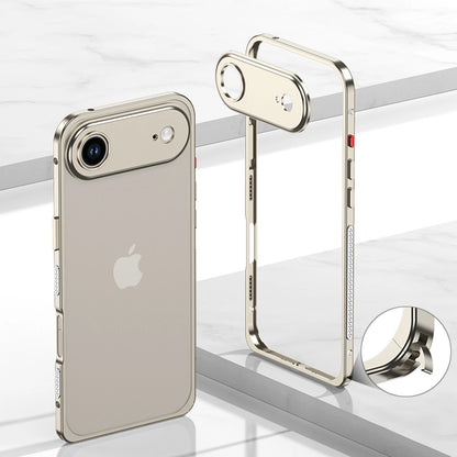 For iPhone 17 Pro Max/17 Pro/17/Air Metal Bumper Case +Camera Lens Protection
