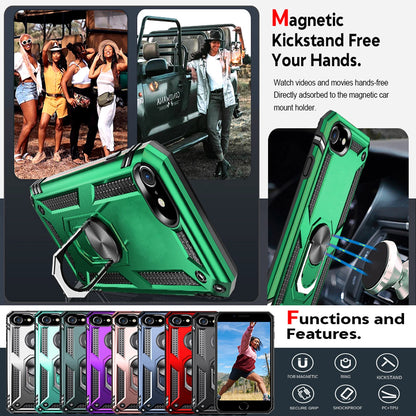 For iPhone SE Case /8/7/Plus/6S/SE 2020/Phone Cover Shockproof + Tempered Glass