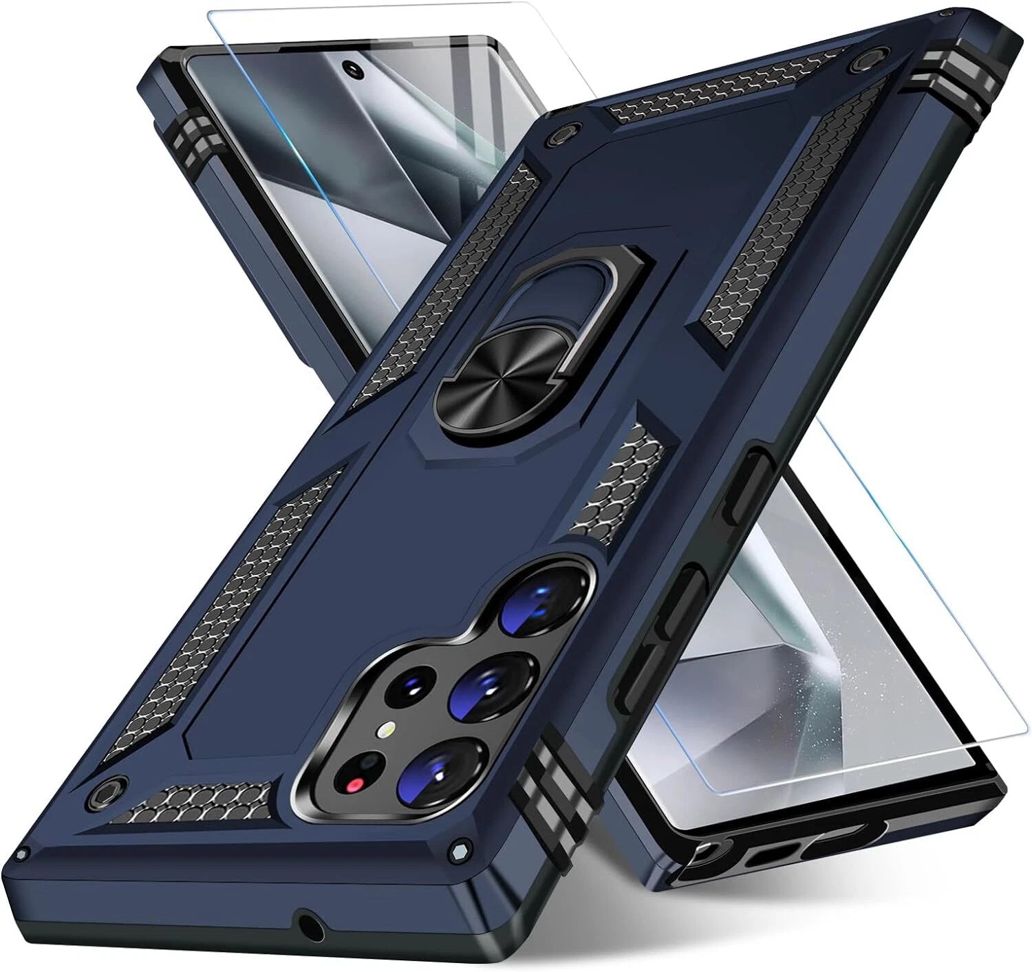 For Samsung Galaxy S25 Ultra S24 S23 FE S22 S21 S20 Case Phone Cover /W Screen