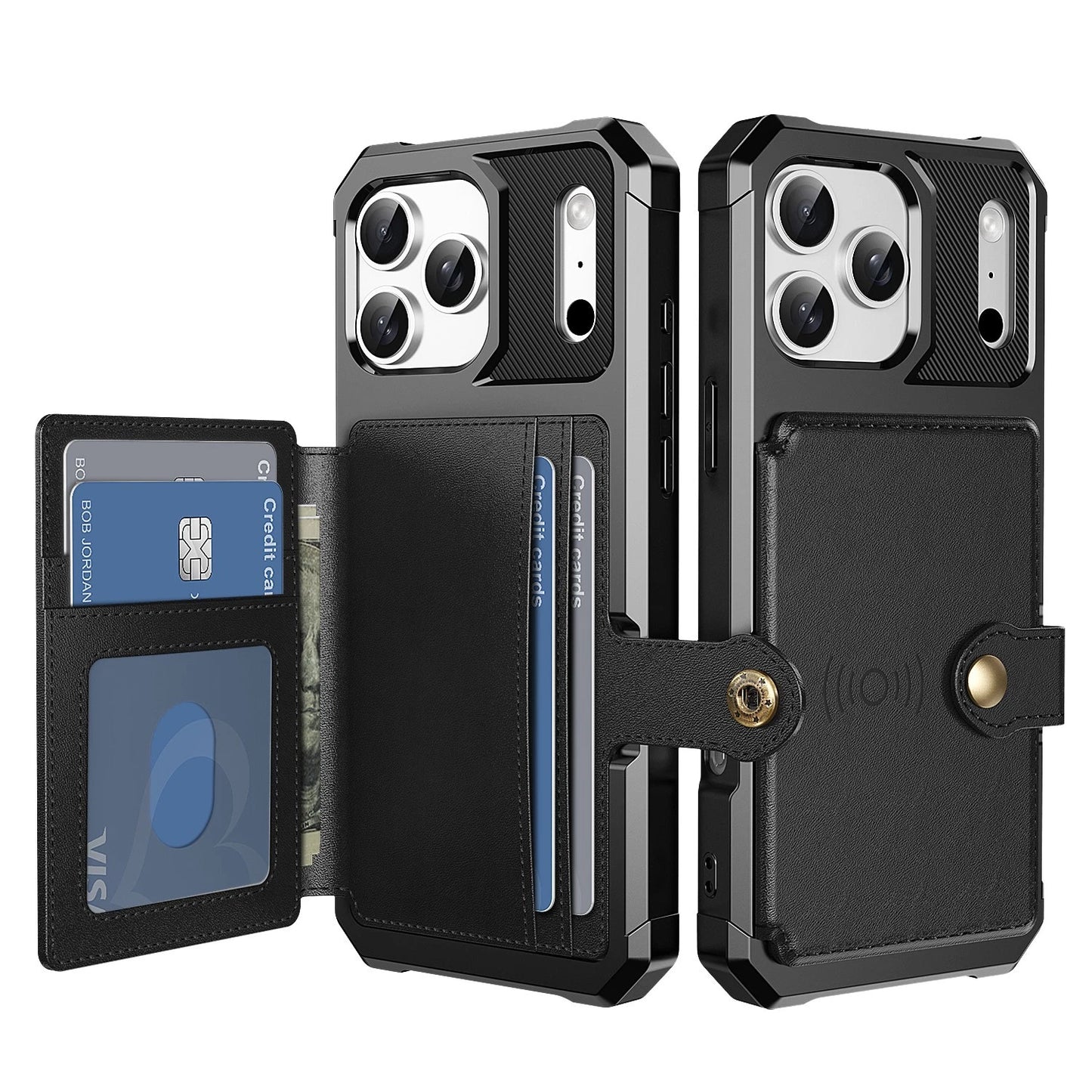Leather Card Wallet Case Cover For iPhone 17 Pro Max Air 16 15 14 13 12 11 XR