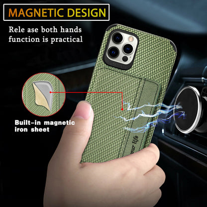 Magnetic Flip Wallet Card Holder Case For iPhone 14 15 16 17 Pro Max 13 12 11 7