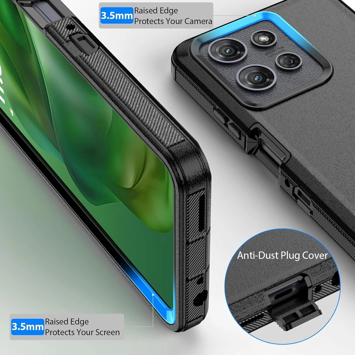 For Moto G 2025 Case Phone Cover Heavy Duty Fit Otterbox+ Glass Screen Protector