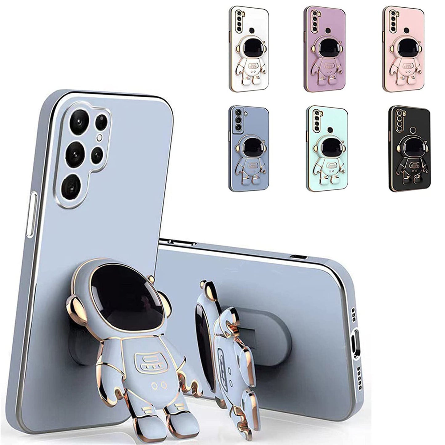 For Samsung S25 Ultra S24 S23 S22 S21 Plating Shockproof Case Ultra Thin Cover