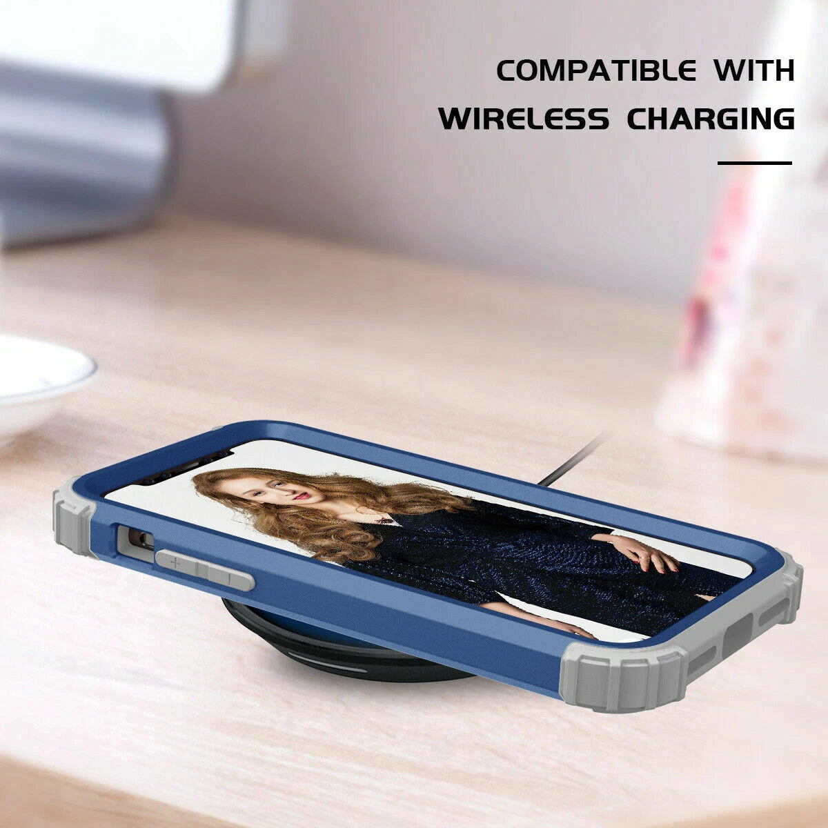 For iPhone 16e 16 17 Pro Max 15 14 13 12 11 Shockproof Rubber Hybrid Armor Case