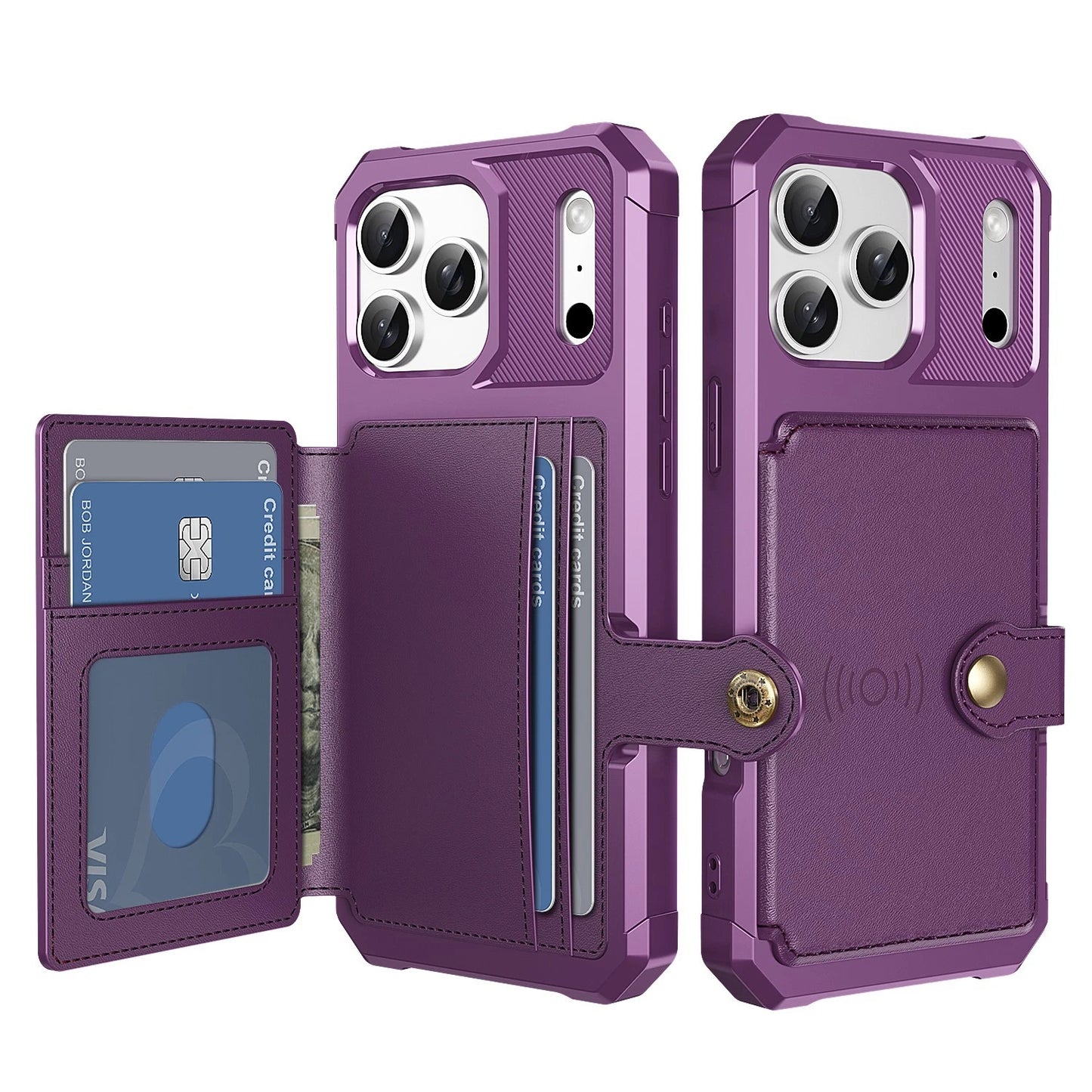 Leather Card Wallet Case Cover For iPhone 17 Pro Max Air 16 15 14 13 12 11 XR