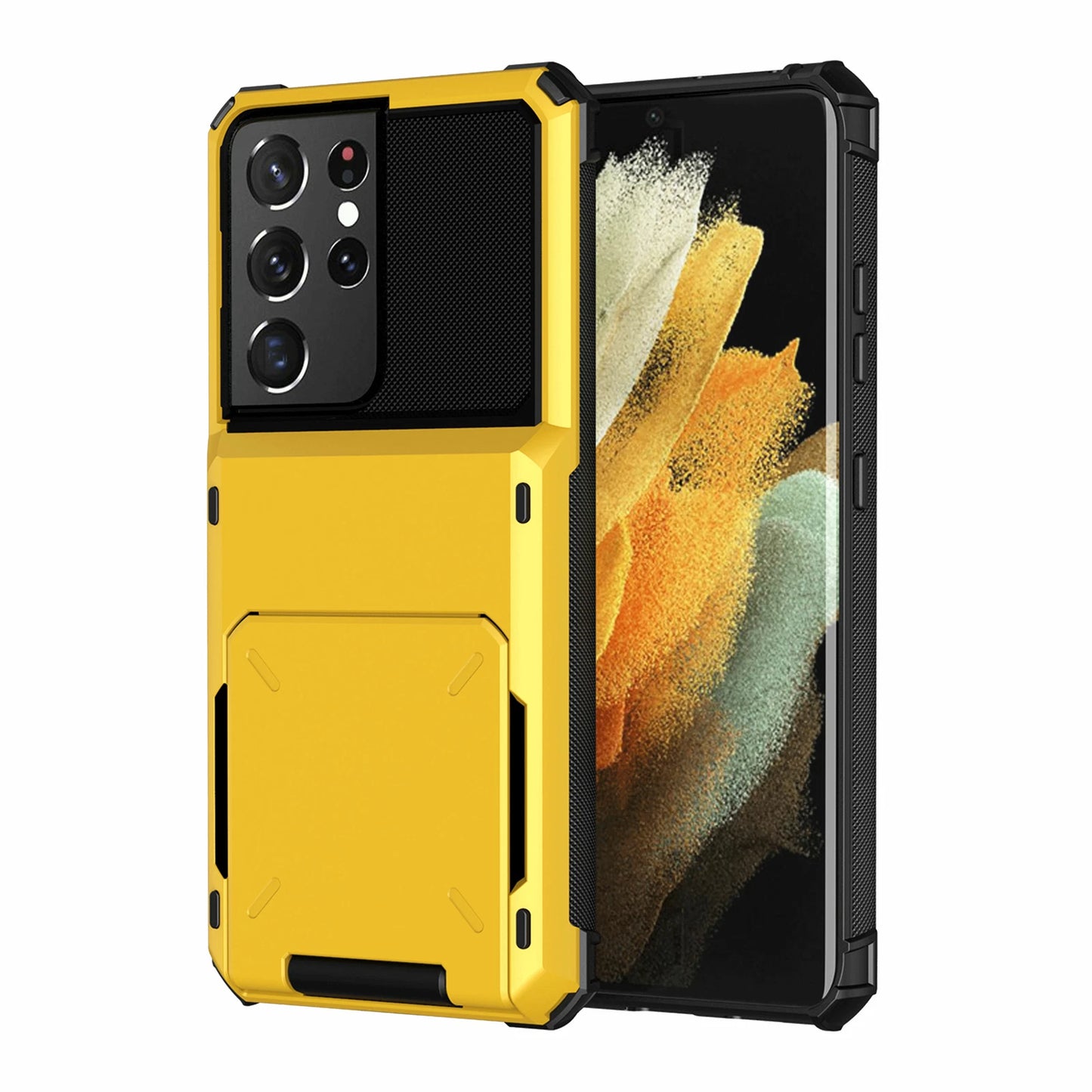 For Samsung Galaxy S25 Ultra S24 S23 S22 S21 Plus Wallet Credit Card Holder Case