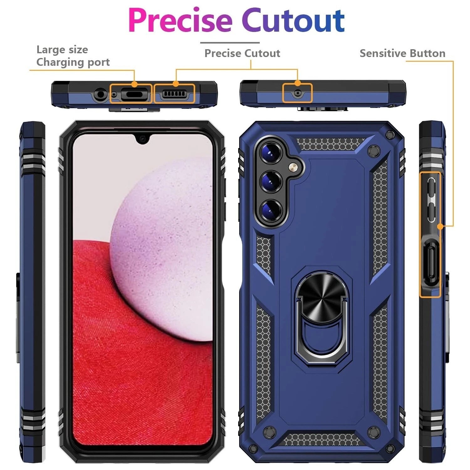 For Samsung Galaxy A16 A17 5G A15 A14 A54 A03s A13 A32 Case Phone Cover + Screen