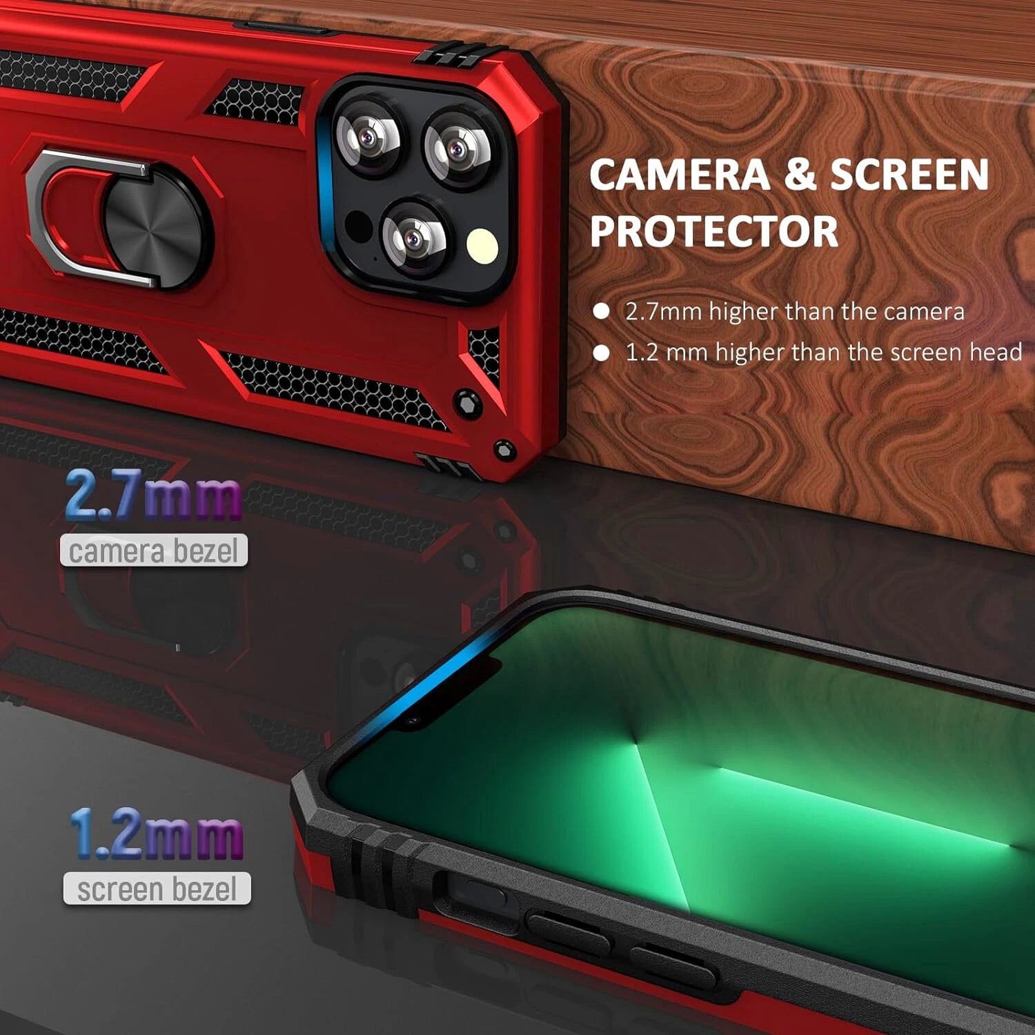 For iPhone 17 Pro Max Case 17 Pro 16 15 14 13 12 11 Phone Cover + Tempered Glass