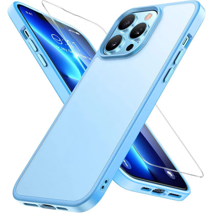 For iPhone 17 Pro Max Case 17 Pro 16 15 14 13 12 11 Phone Cover + Tempered Glass