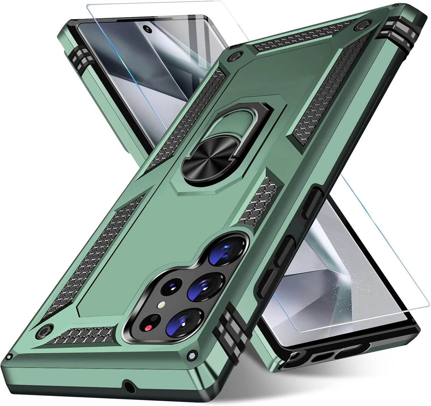 For Samsung Galaxy S25 Ultra S24 S23 FE S22 S21 S20 Case Phone Cover /W Screen