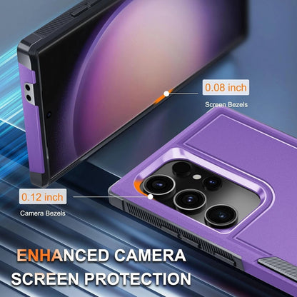 For Samsung Galaxy S25 Ultra S24 S23 FE Case Shockproof Phone Cover+Glass Screen