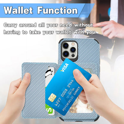 Magnetic Flip Wallet Card Holder Case For iPhone 14 15 16 17 Pro Max 13 12 11 7