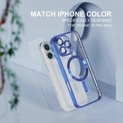For iPhone 16 Pro Max Case 15 14 13 Phone Cover Shockproof Rugged+Tempered Glass