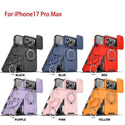 For iPhone 17 16 Pro Max 15 14 13 12 11 Rugged Magnetic Case w Ring Camera Cover