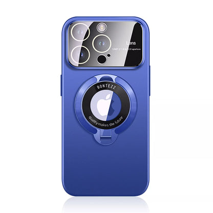 For iPhone 17 Pro Max 16 15 14 13 12 MagSafe Magnetic Lens Shockproof Stand Case