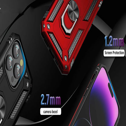 For iPhone 12 Case /12 Pro Max/Mini/ Phone Cover Shockproof Stand + Glass Screen