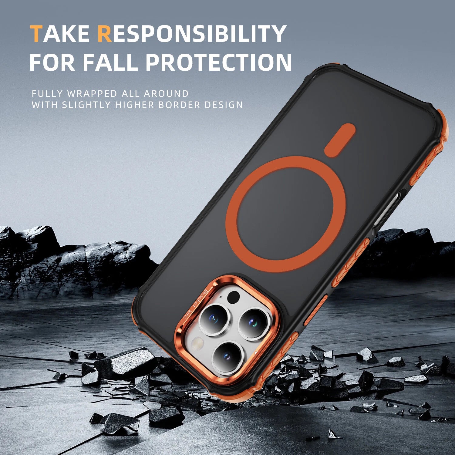 Shockproof Camera Stand Mag Safe Case For iPhone 17 16 15 14 Plus 13 12 Pro Max