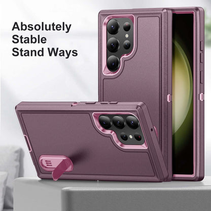 For Samsung S25 Ultra S23/S22+ S24 Case Hybrid Shockproof Hard Back Phone Cover