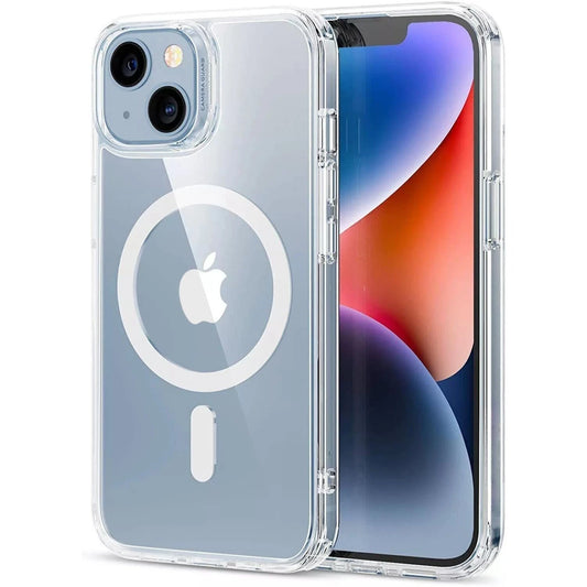 For Apple iPhone 17 16 15 14 13 12 Pro Max/Plus/Pro/Air Clear Case Mag Cover