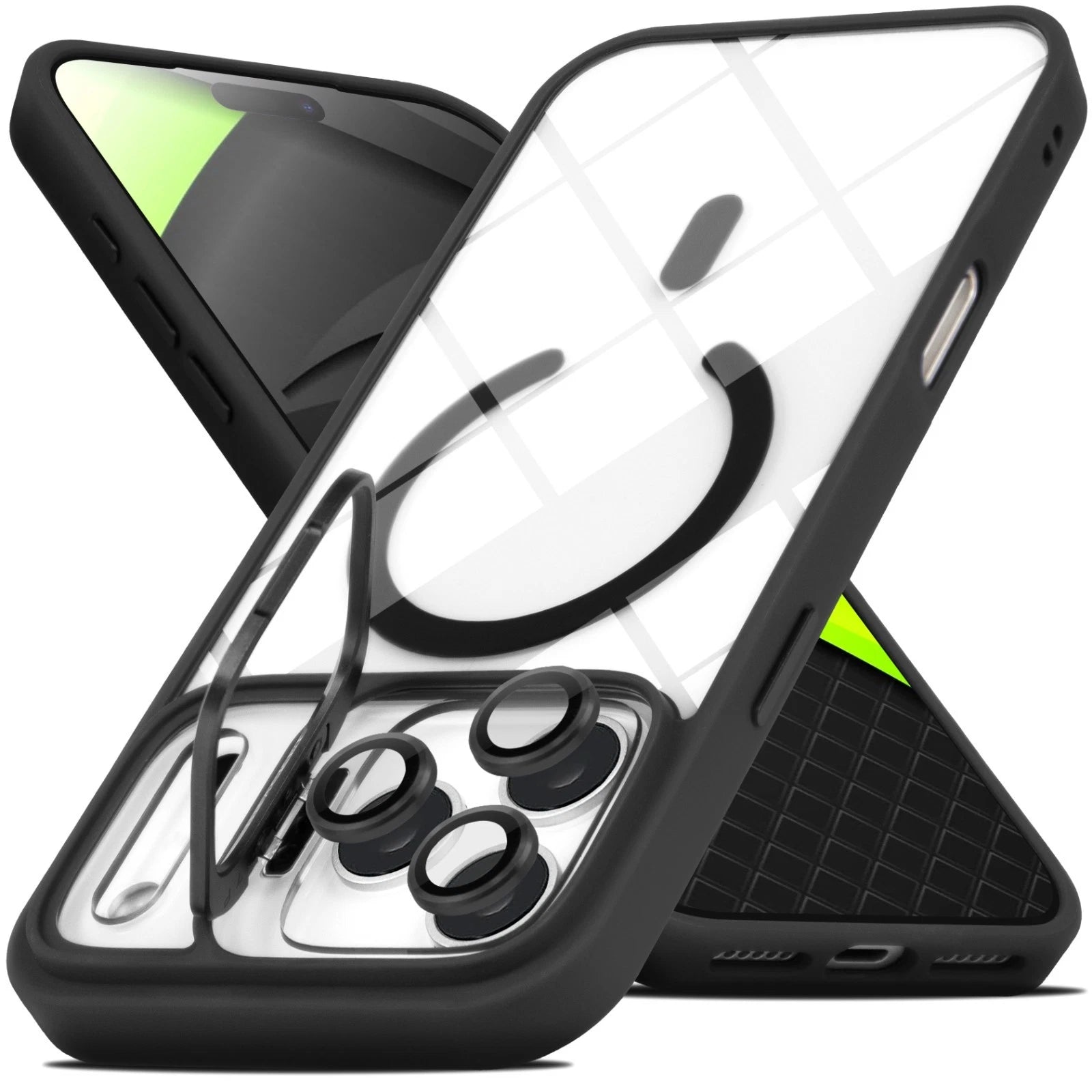 For iPhone 17 Air 16 Pro Max 15 14 13 12 11 Shockproof Mag Safe Case Camera Lens