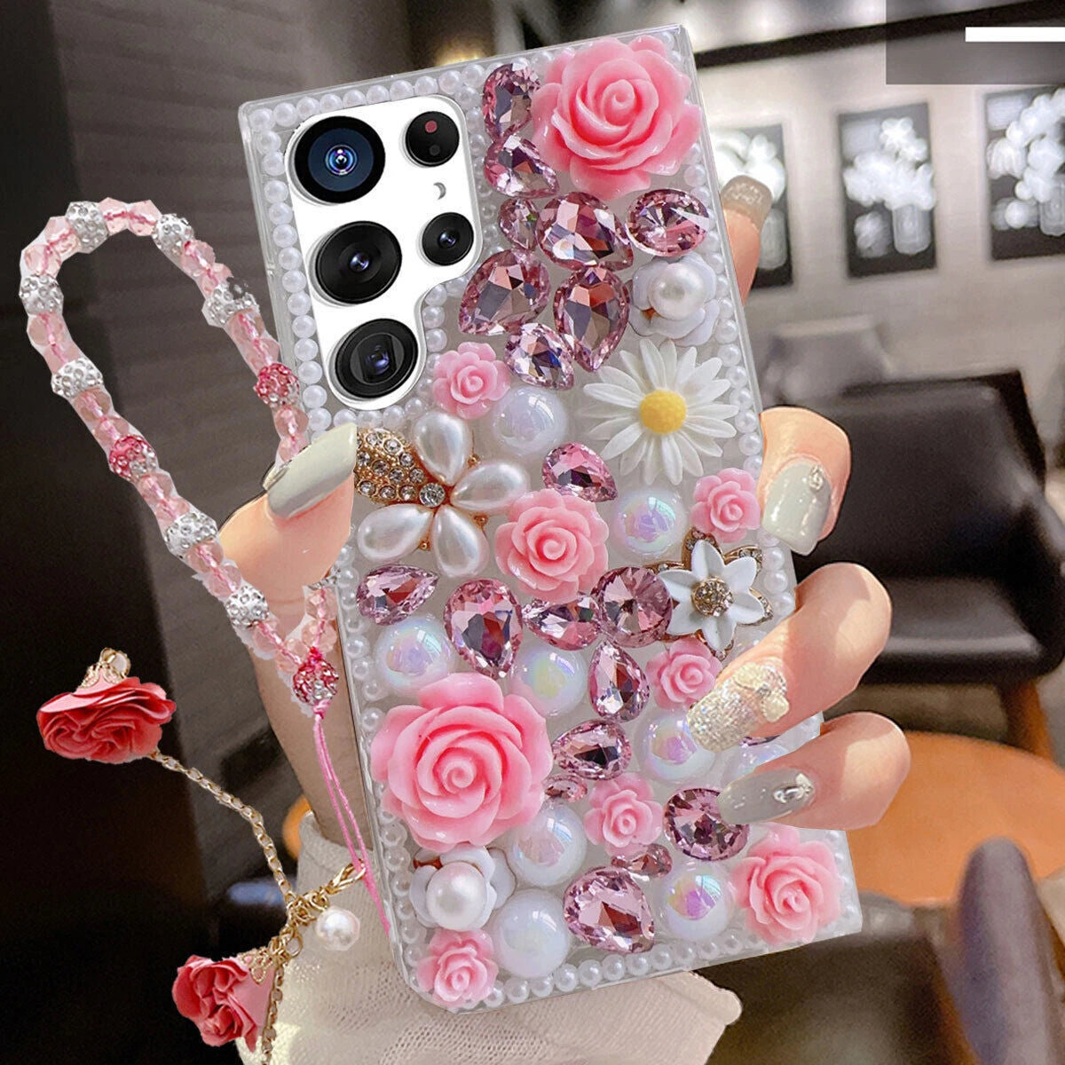 Women's Luxury Phone Case Shockproof Cover For Samsung Galaxy S25 S24 S23 S22