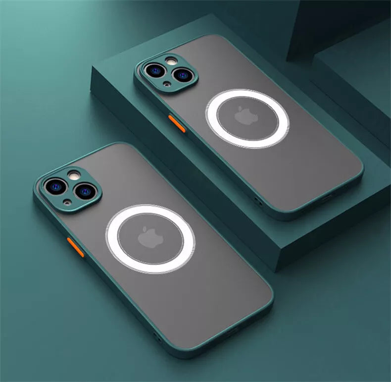For iPhone 17 16 15 14 13 12 11 Pro Max Case Mag Safe Magnetic Camera Lens Cover