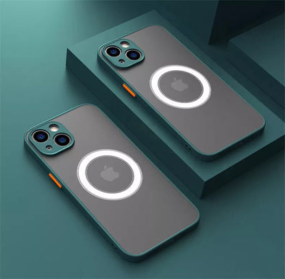 For iPhone 17 16 15 14 13 12 11 Pro Max Case Mag Safe Magnetic Camera Lens Cover
