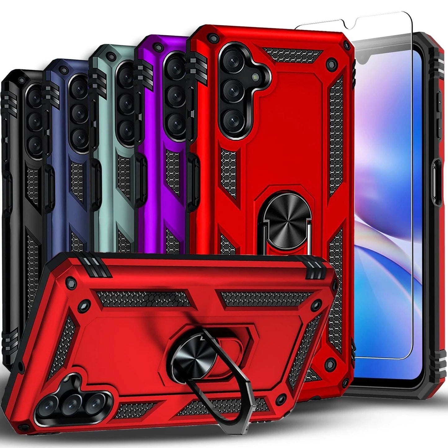 For Samsung Galaxy A16 A17 5G A15 A14 A54 A03s A13 A32 Case Phone Cover + Screen