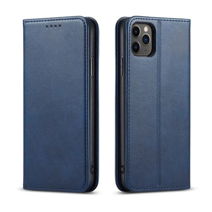 For iPhone 17 16 15 14 13 12 Plus Pro Max Air Leather Magnetic Flip Wallet Case