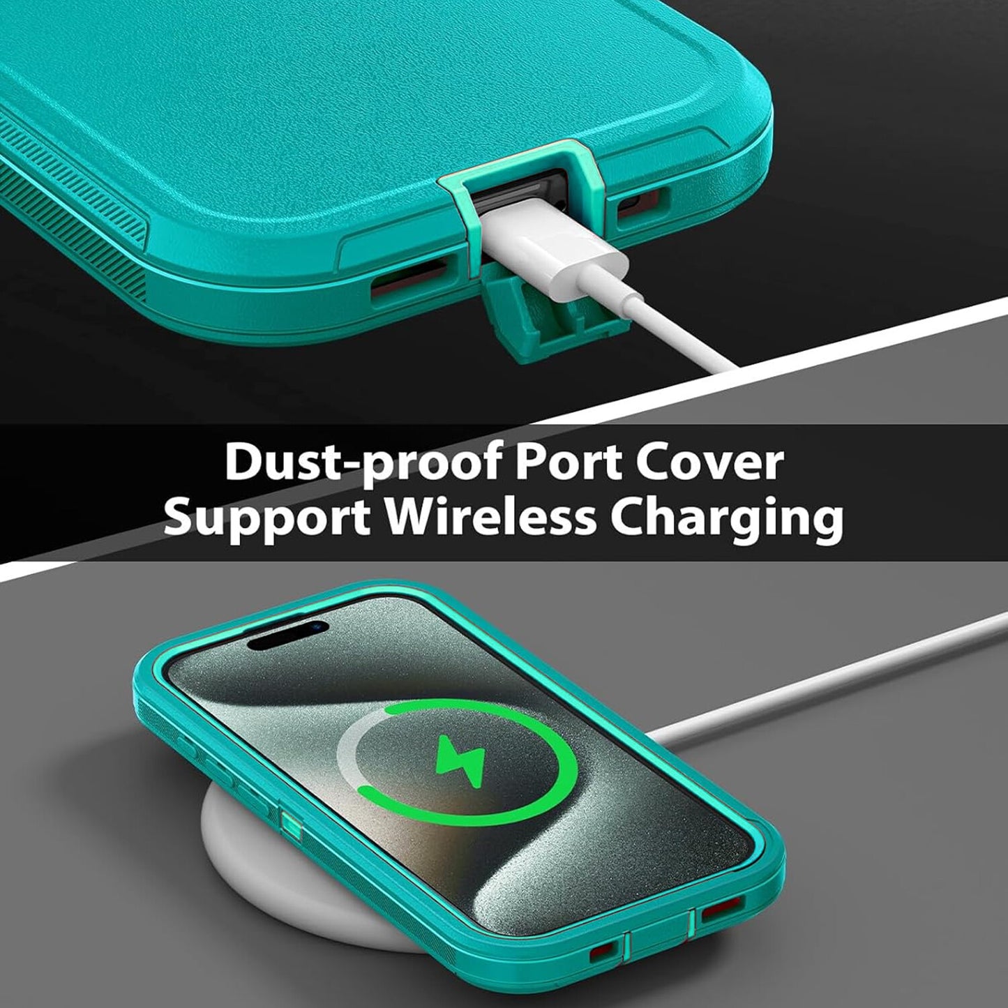 For iPhone 13 Case /13 Pro Max/Mini/Pro/ Phone Cover Shockproof + Tempered Glass