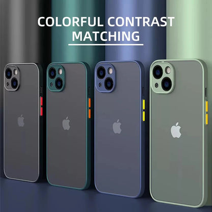 Shockproof Case for iPhone 16 15 14 13 12 11 Pro Max XR 8 7 SE Camera Lens Cover