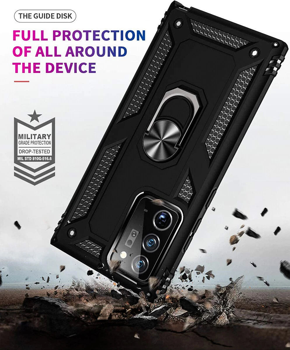 For Samsung Galaxy Note 20 Ultra Case /Note 10 Plus Phone Cover + Tempered Glass