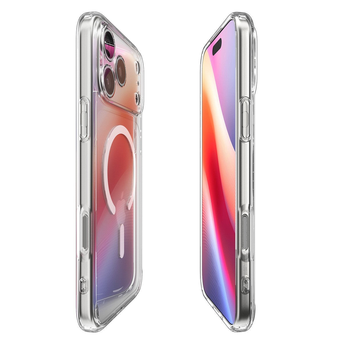 Spigen Ultra Hybrid MagFit Clear Case for iPhone 17 Pro Max - Military Grade Non-Yellowing Cover