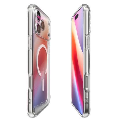 Spigen Ultra Hybrid MagFit Clear Case for iPhone 17 Pro Max - Military Grade Non-Yellowing Cover
