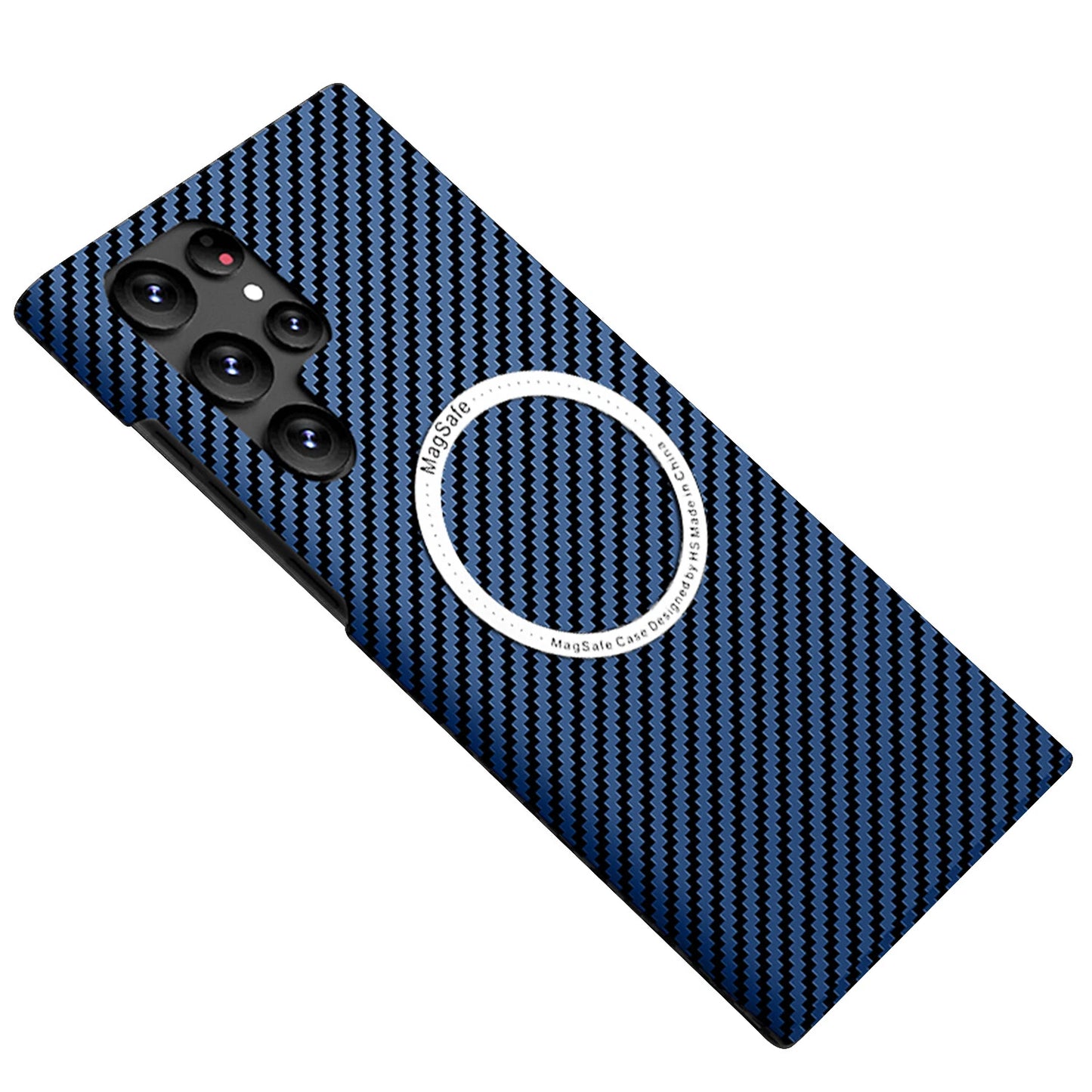 For Samsung Galaxy S25 Ultra S24 S23S22 MagSafe Case Magnetic Carbon Fiber Cover