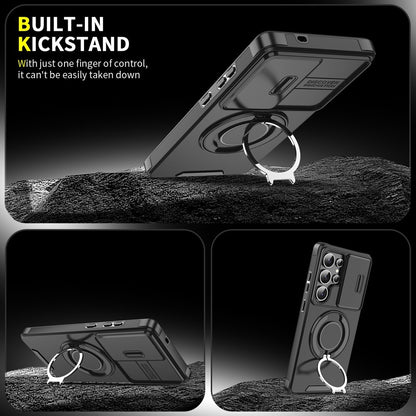 For Samsung Galaxy S25 Ultra Edge S22 S23 FE S24 Plus Magnetic Ring Phone Case