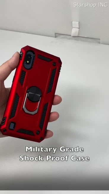 For iPhone 12 Case /12 Pro Max/Mini/ Phone Cover Shockproof Stand + Glass Screen - Video 1 of 1