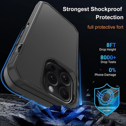For iPhone 13 Case /13 Pro Max/Mini/Pro/ Phone Cover Shockproof + Tempered Glass